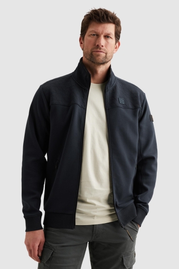 PME legend SWEAT JACKET MET OPSTAANDE KRAAG EN RITSSLUITING PSW2602476 5281