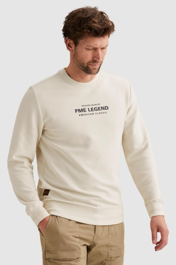 PME legend Trui SWEATSHIRT MET ARTWORK EN RIBKRAAG PSW2602485 7013