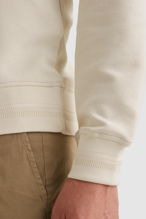 PME legend beige heren sweater | Kleurstaal