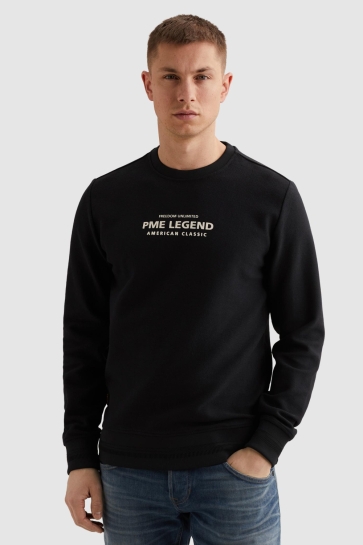 PME legend Trui SWEATSHIRT MET ARTWORK EN RIBKRAAG PSW2602485 5281