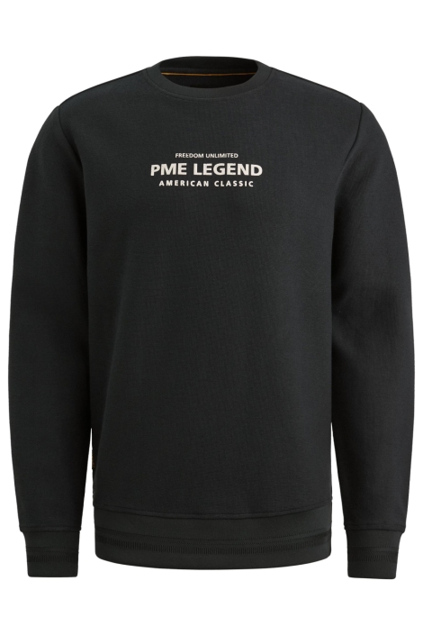 PME legend blauwe heren sweater | Vooraanzicht