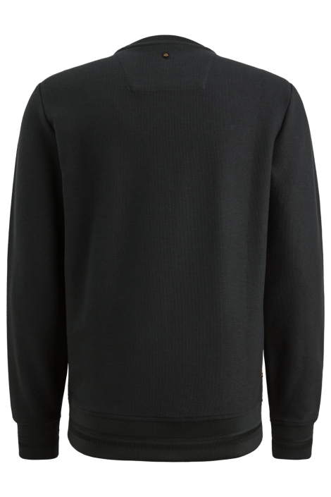 PME legend blauwe heren sweater | Achteraanzicht
