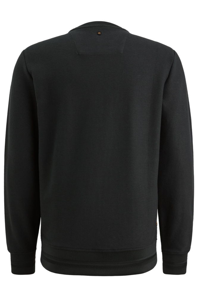 PME legend blauwe heren sweater | Achteraanzicht