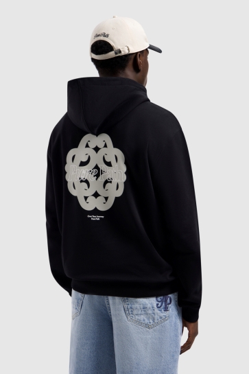 Pure Path Trui BOLD EMBLEM HOODIE 26010303 02 BLACK
