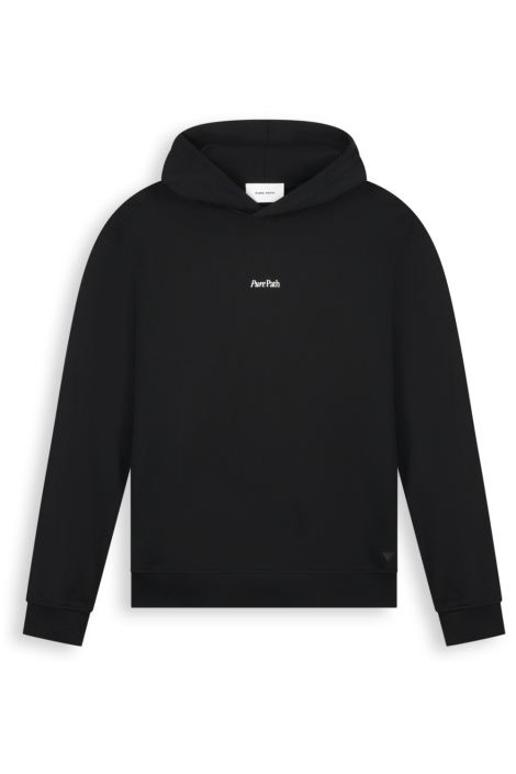 Pure Path zwarte heren sweater | Vooraanzicht