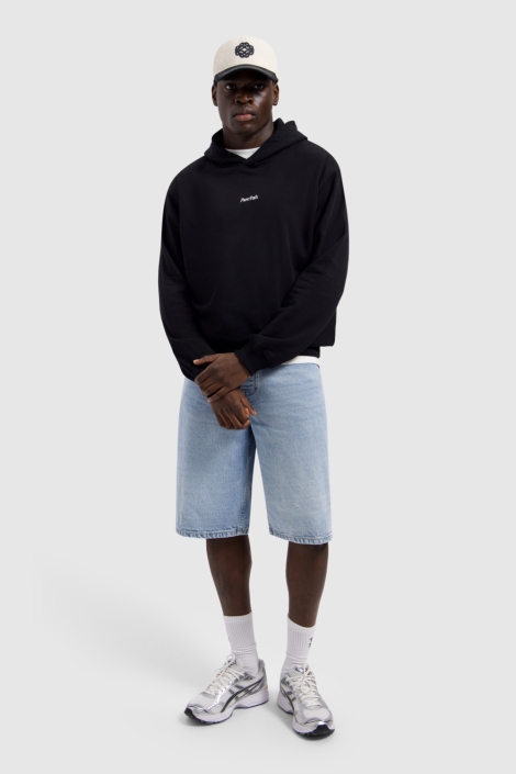 Pure Path zwarte heren sweater | Model