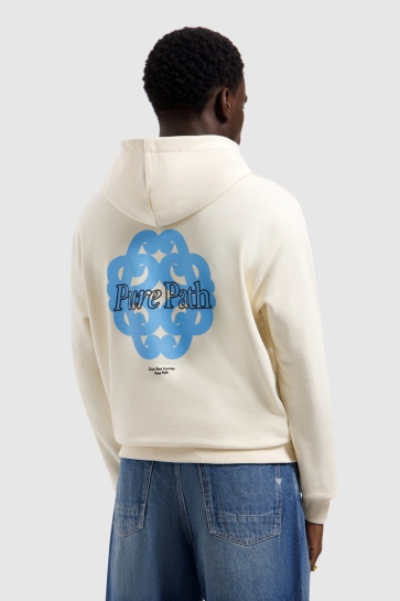 Pure Path BOLD EMBLEM HOODIE 26010303 54 ECRU
