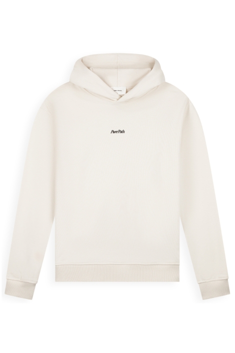 Pure Path witte heren sweater | Vooraanzicht