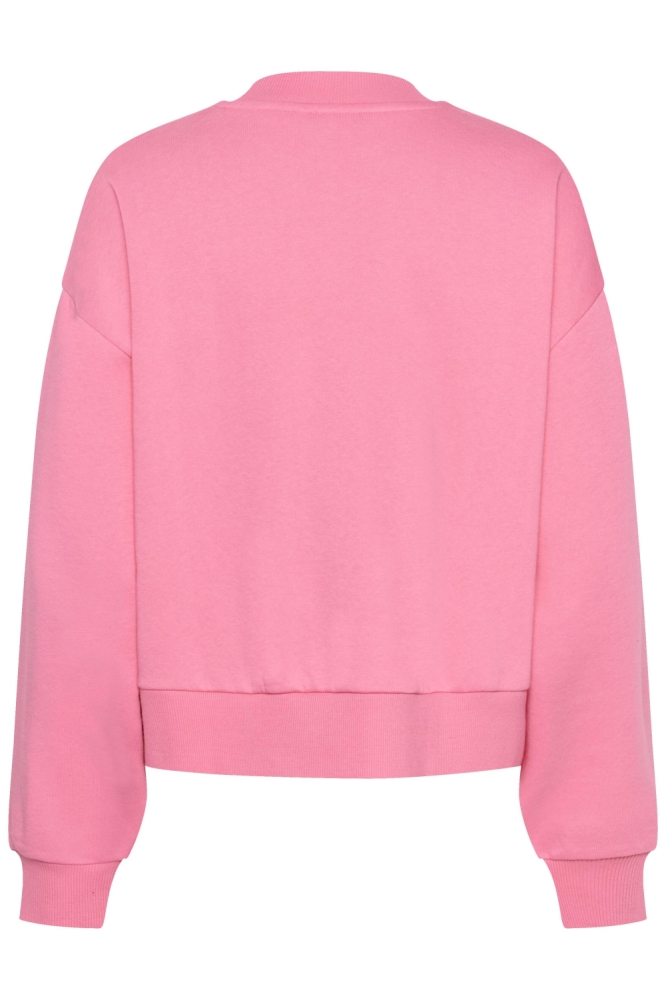 Kaffe roze dames sweater | Achteraanzicht