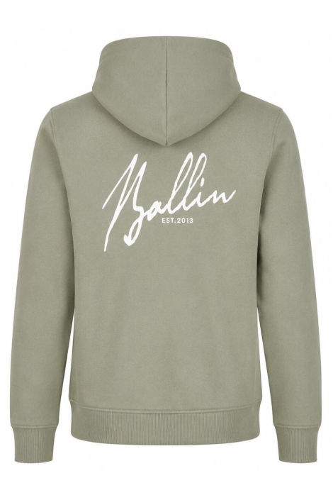 Ballin groene heren sweater | Achteraanzicht
