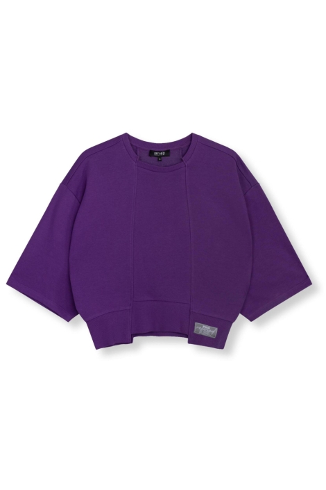 Refined Department paarse dames sweater | Vooraanzicht