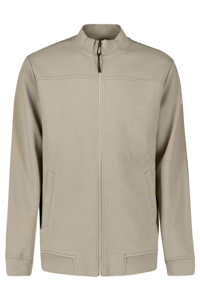 NO-EXCESS taupe heren vest | Vooraanzicht