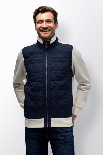 State of Art SWEATVEST MET DOORGESTIKTE VOORKANT 56116506 1458