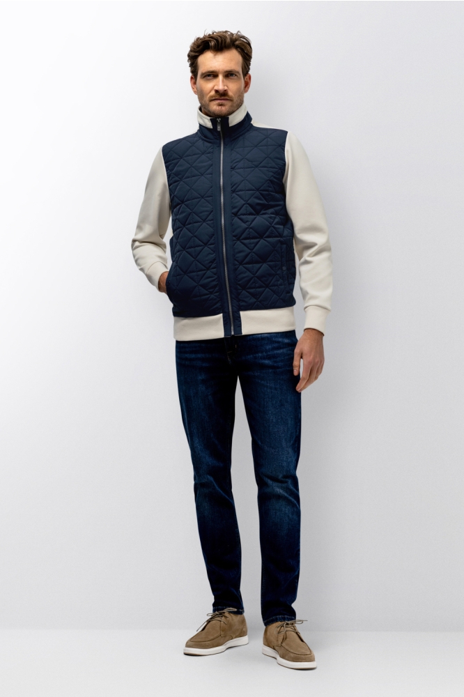 State of Art blauwe heren vest | Model