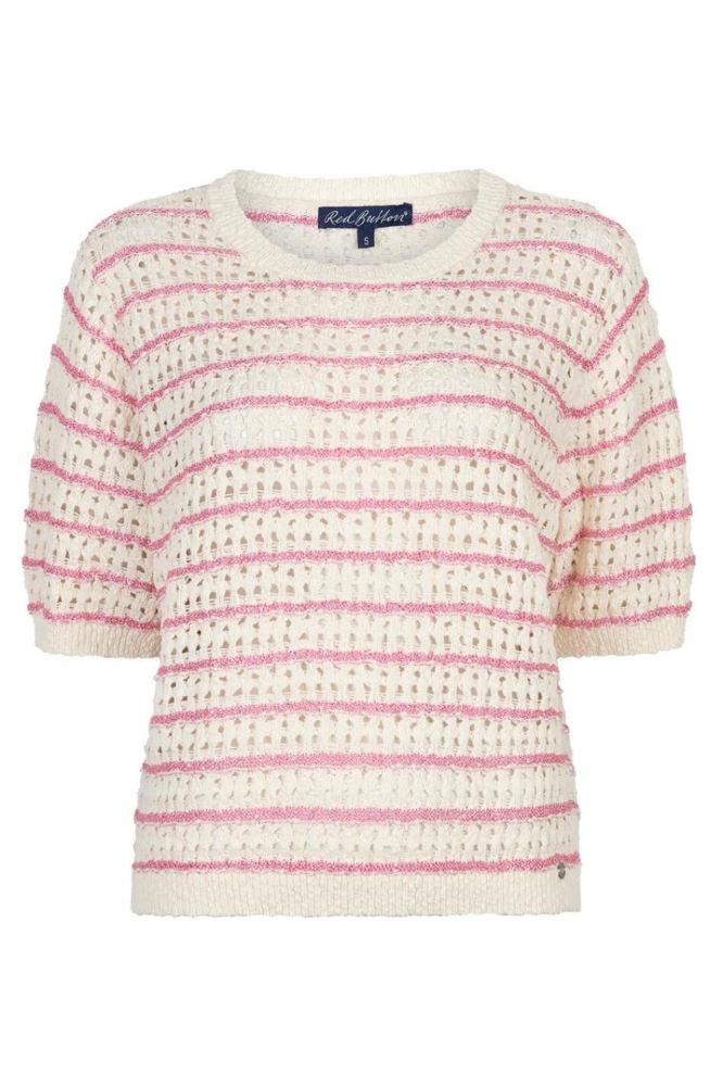 Red Button roze dames trui | Vooraanzicht