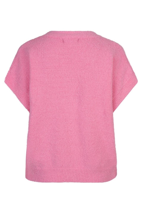 Red Button roze dames vest | Achteraanzicht