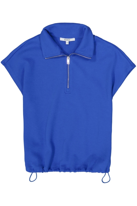 Garcia blauwe dames sweater | Vooraanzicht