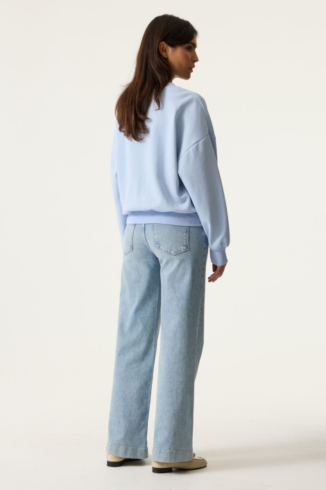 Garcia blauwe dames sweater | Model