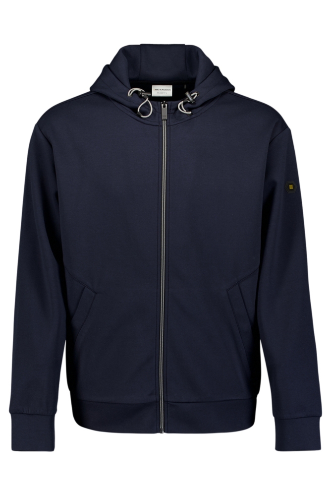 NO-EXCESS blauwe heren vest | Vooraanzicht