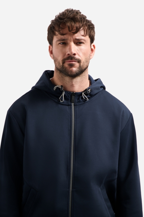 NO-EXCESS blauwe heren vest | Close up