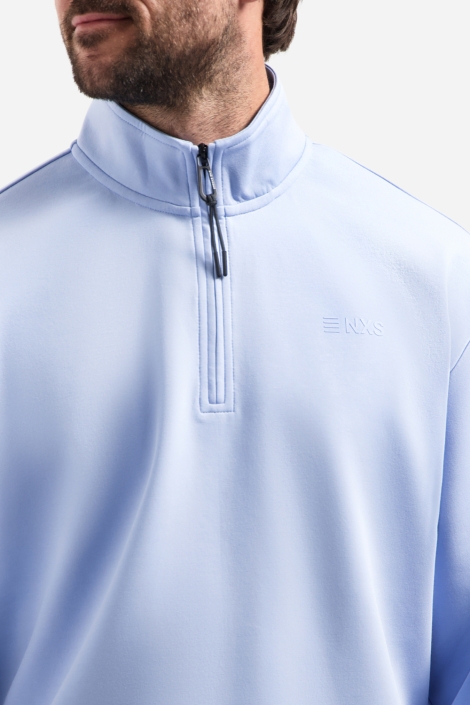 NO-EXCESS blauwe heren sweater | Kleurstaal