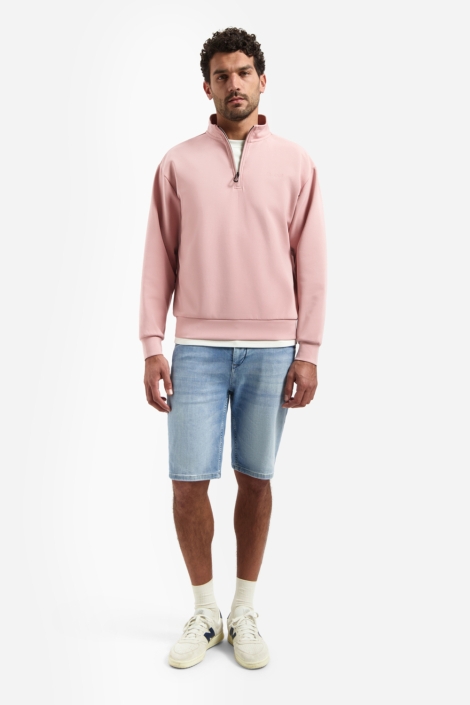 NO-EXCESS roze heren sweater | Model