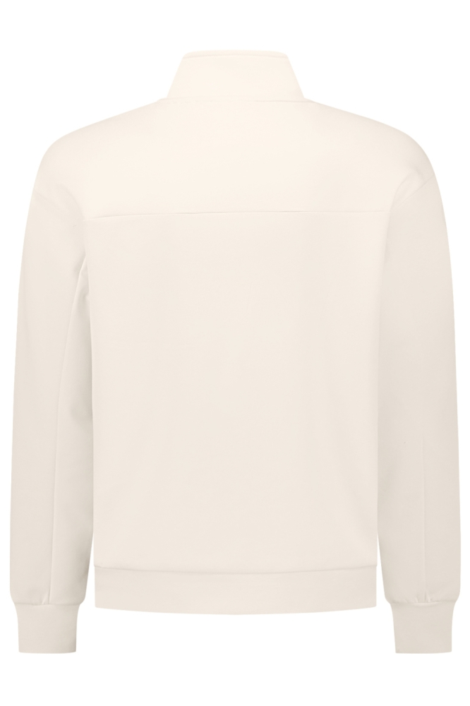 NO-EXCESS beige heren sweater | Achteraanzicht