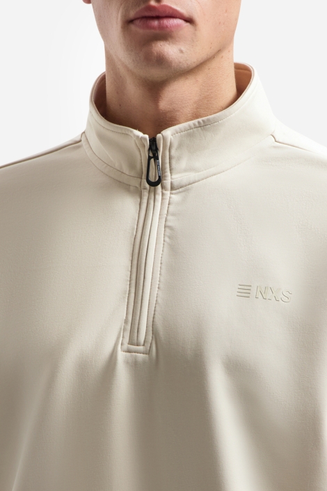 NO-EXCESS beige heren sweater | Kleurstaal