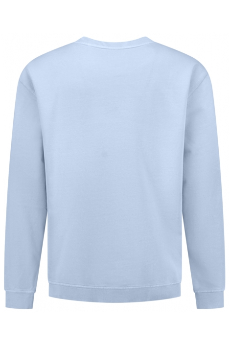 NO-EXCESS blauwe heren sweater | Achteraanzicht