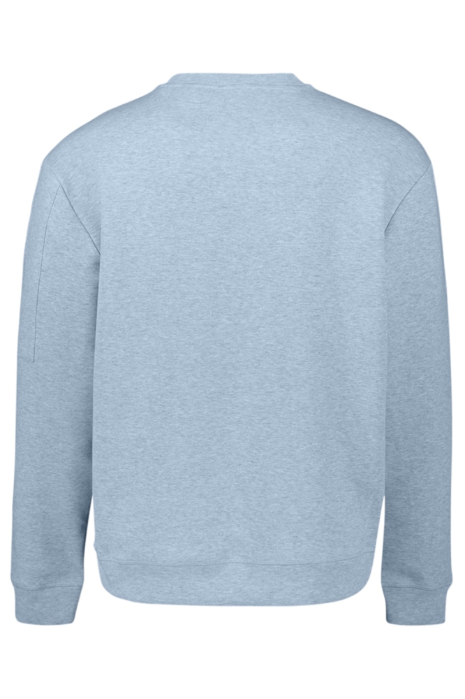 NO-EXCESS blauwe heren sweater | Achteraanzicht