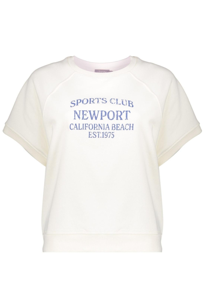 Geisha witte dames sweater | Vooraanzicht