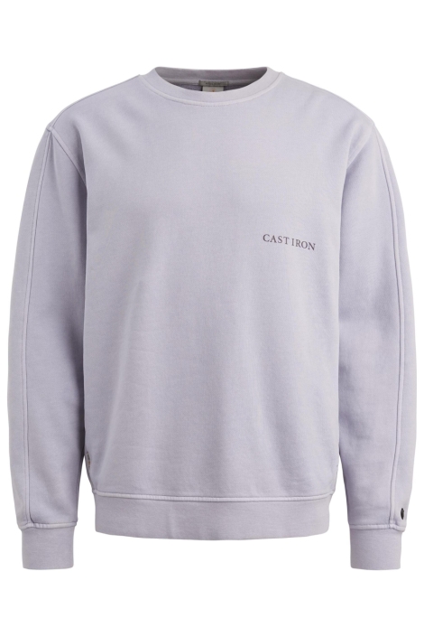 Cast Iron roze heren sweater | Vooraanzicht