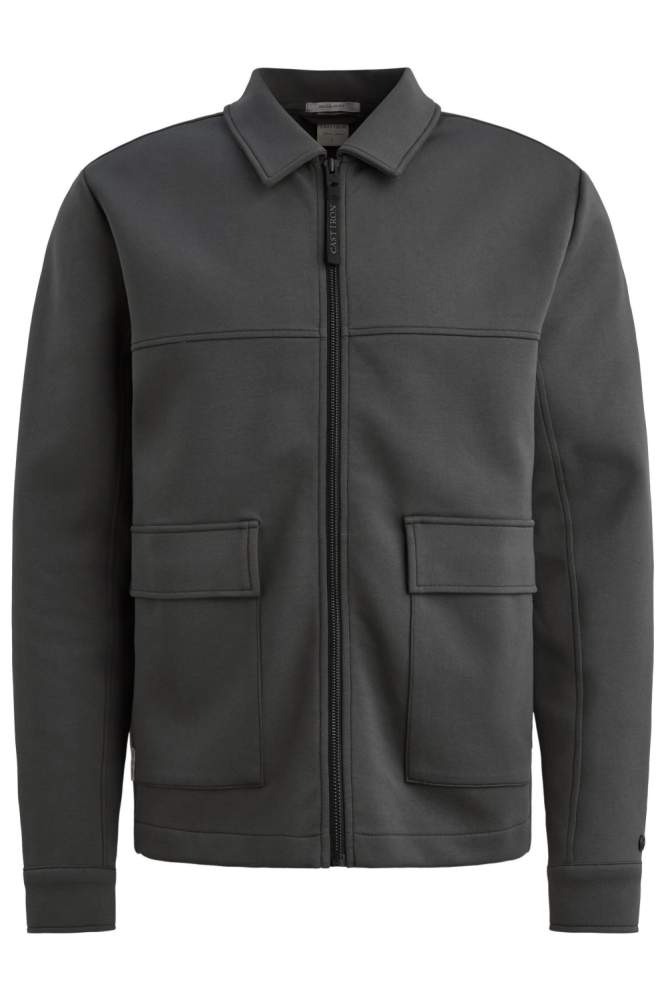 Cast Iron grijze heren vest | Vooraanzicht