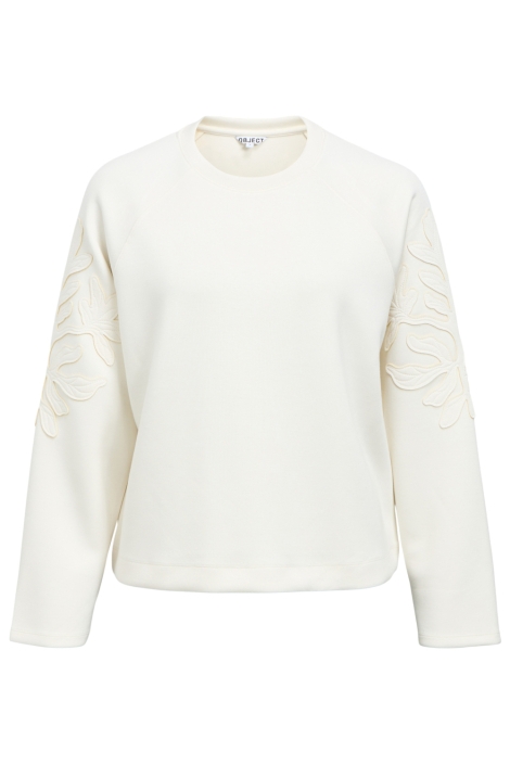 Object witte dames trui | Vooraanzicht