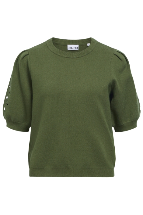 Object groene dames trui | Vooraanzicht