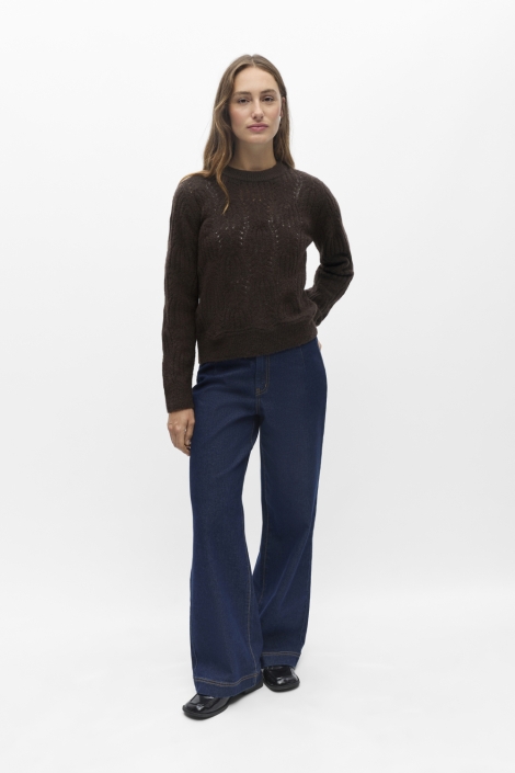 Object bruine dames trui | Model