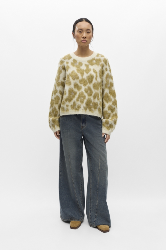 Object ecru dames trui | Model