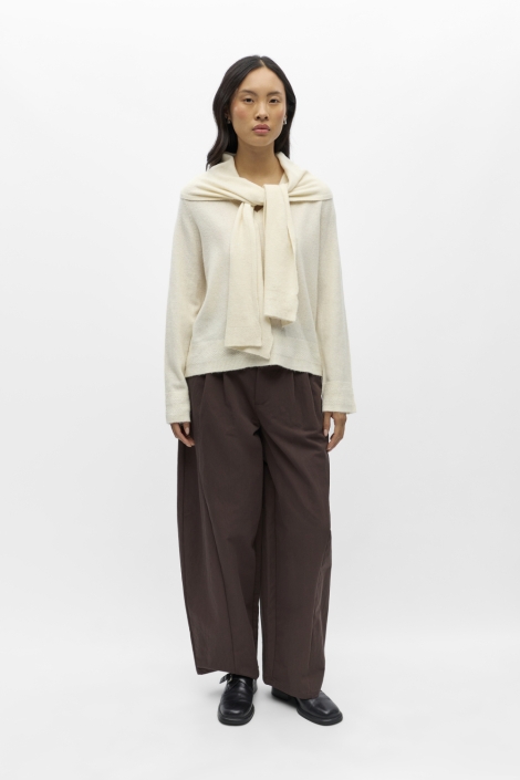 Object ecru dames trui | Model
