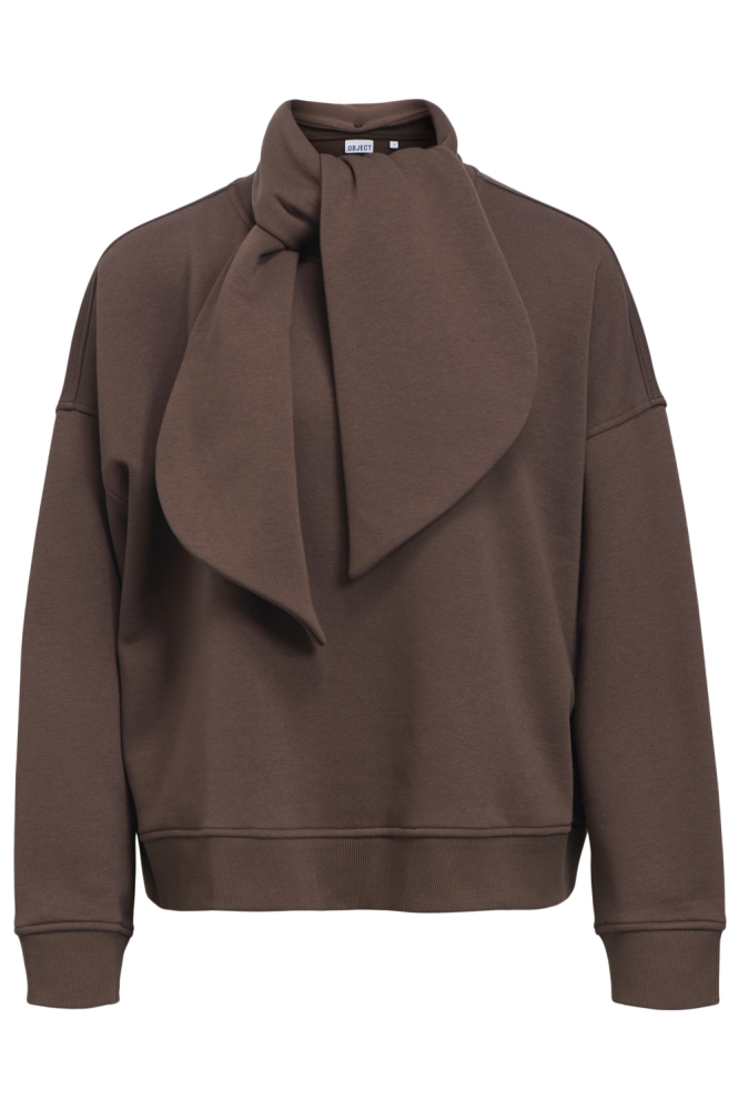 Object bruine dames sweater | Vooraanzicht