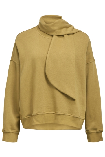 Object objarina l/s oz tie sweatshirt noos Groen
