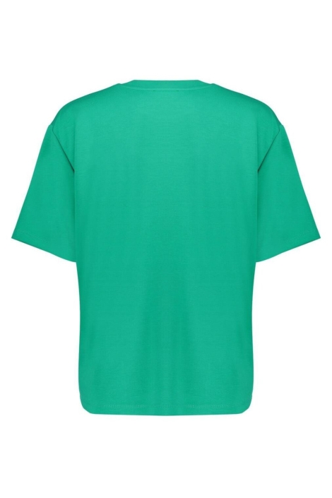 Geisha groene dames t-shirt | Achteraanzicht