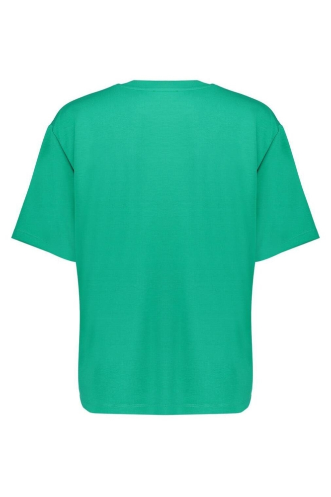 Geisha groene dames t-shirt | Achteraanzicht