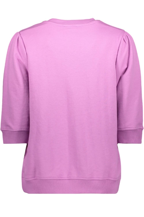 Geisha paarse dames sweater | Achteraanzicht