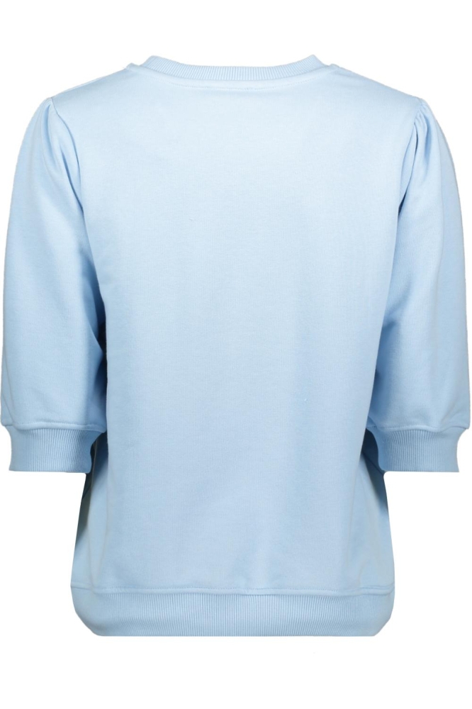 Geisha blauwe dames sweater | Achteraanzicht