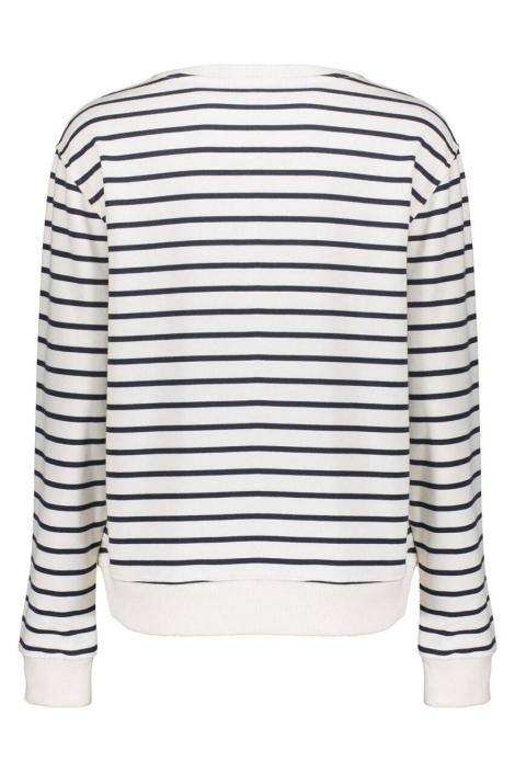 Geisha blauwe dames sweater | Achteraanzicht