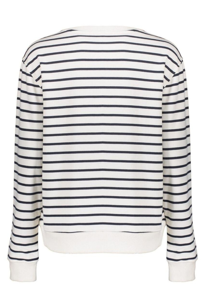 Geisha blauwe dames sweater | Achteraanzicht