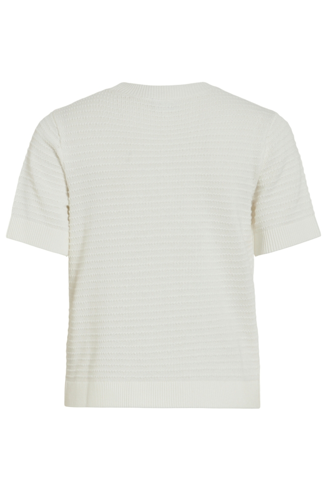 Vila witte dames t-shirt | Achteraanzicht