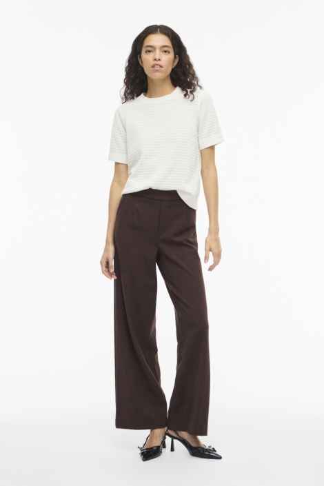 Vila witte dames t-shirt | Model