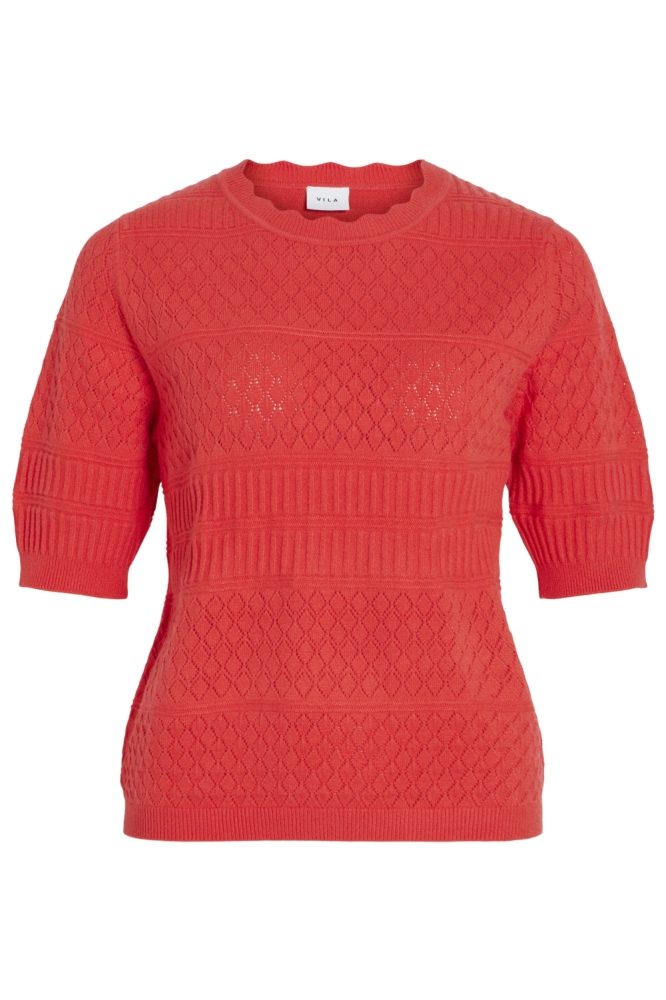 Vila rode dames trui | Vooraanzicht