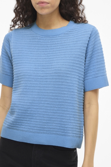 Vila blauwe dames trui | Kleurstaal